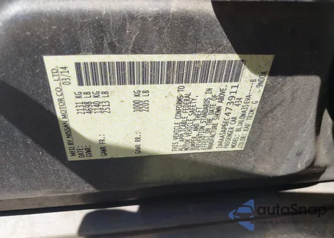 2014 Nissan Maxima 3.5 S из США, поврежденный, VIN 1N4AA5AP6EC473911